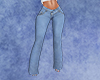 Blue Cross-over Jeans