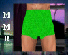Green Sparkle Shorts