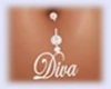 Diva Diamond Belly Ring