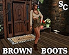 SC Brown Ankle Boots