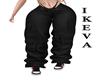 Black Cargo Pants KK