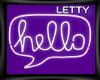 Candy Hello Sign