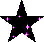 Black sparkle star