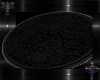 Marga black rug oval