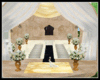 Gold/White Wedding Room