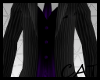 Purple Accented Tux Shir