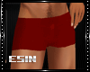 RED SWIMMING TRUNKS