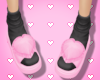 $ Heart slippers p&b