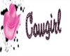 cowgirl sticker
