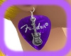 Earrings-Fender/Purple