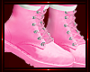 C Stripe Boots Pink