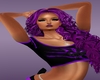 curley purple hair