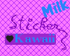 Milk~Kawaii sticker