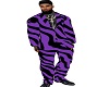 PURPLE ZEBRA SUIT