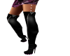 black purple boots