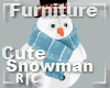 R|C Snowman Blue Furn