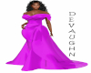 SHANESS Vilet Satin gOWN