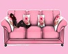 Pink Couch w/Rose Pillow
