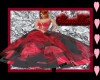 ^HF^Red Rose formal dres