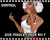 Give Middle Finger Avi F