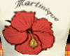 Martinique hibiscus top