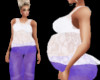 Maternity Capri Purple