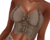  Taupe Corset Top