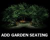 Add Garden Trees+Benches