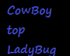 CowBoy top LadyBug