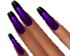 Purple w/ Black Tips