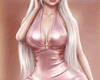 Pink Champagne Silk Gown