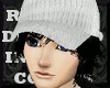 [R] Black Hair+White Cap