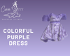 Colorful Purple Dress