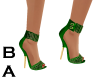 [BA] Green Metal Shoes