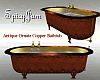 Antiq Ornate Copper Tub