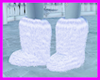 Di* Ice Blue Fur Boots
