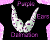 Purple Dalmation Ears