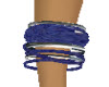 blue and silver bangles