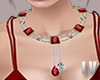Necklace Red Iv