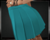 -H- Pleated Skirt Teal