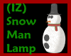 (IZ) Snowman Lamp