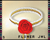 S|Flower Choker Red