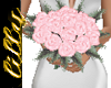 Pink tip wedding bouquet