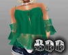 BDD Green Lace Top