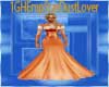 Orange Elsa Gown