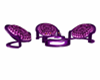 Purple trio Cair Set