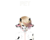 PET Headsign White