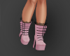 Pink n Black boots