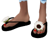 flip flops w/ daisy