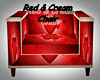 Red&Cream Chair }JDx